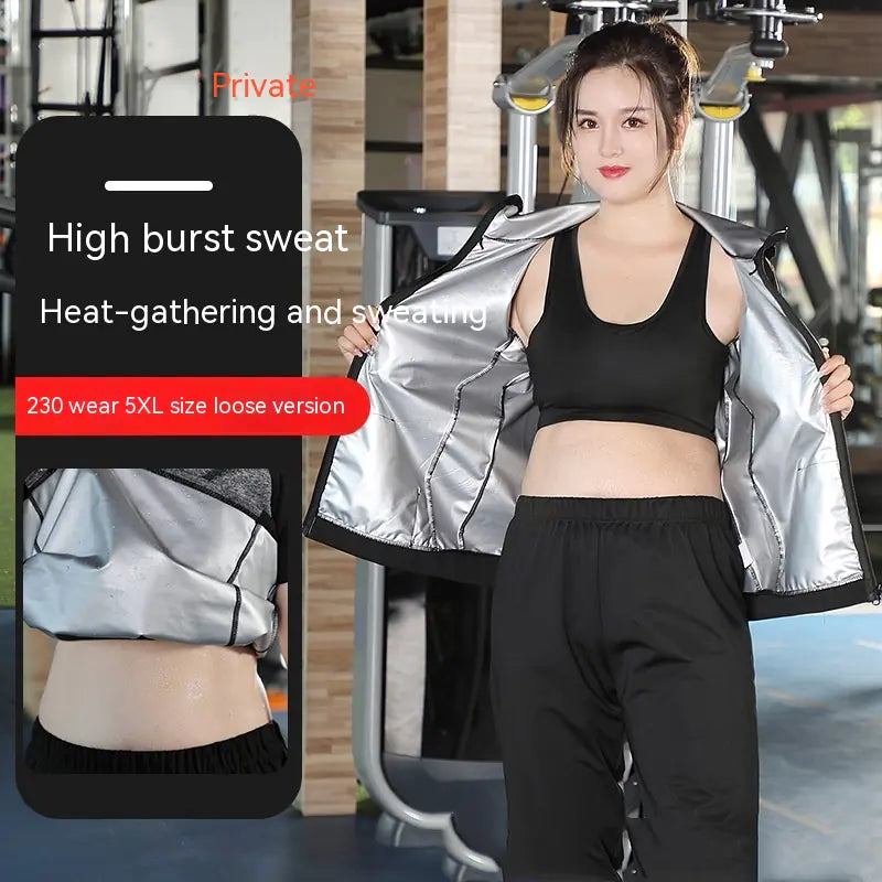 Heating Plus Size Sweatsuit for Intense Workouts